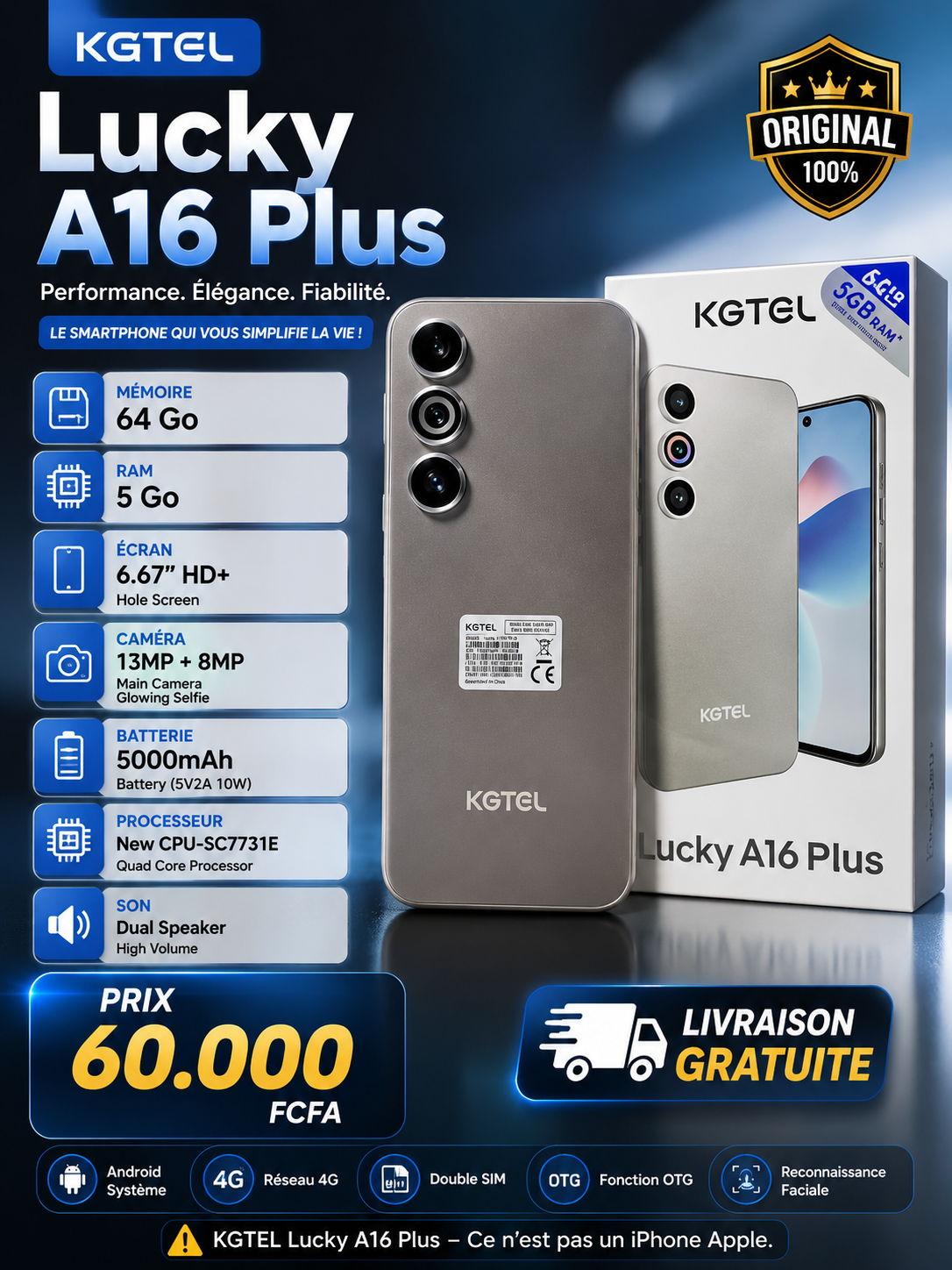 KGTEL Lucky A16