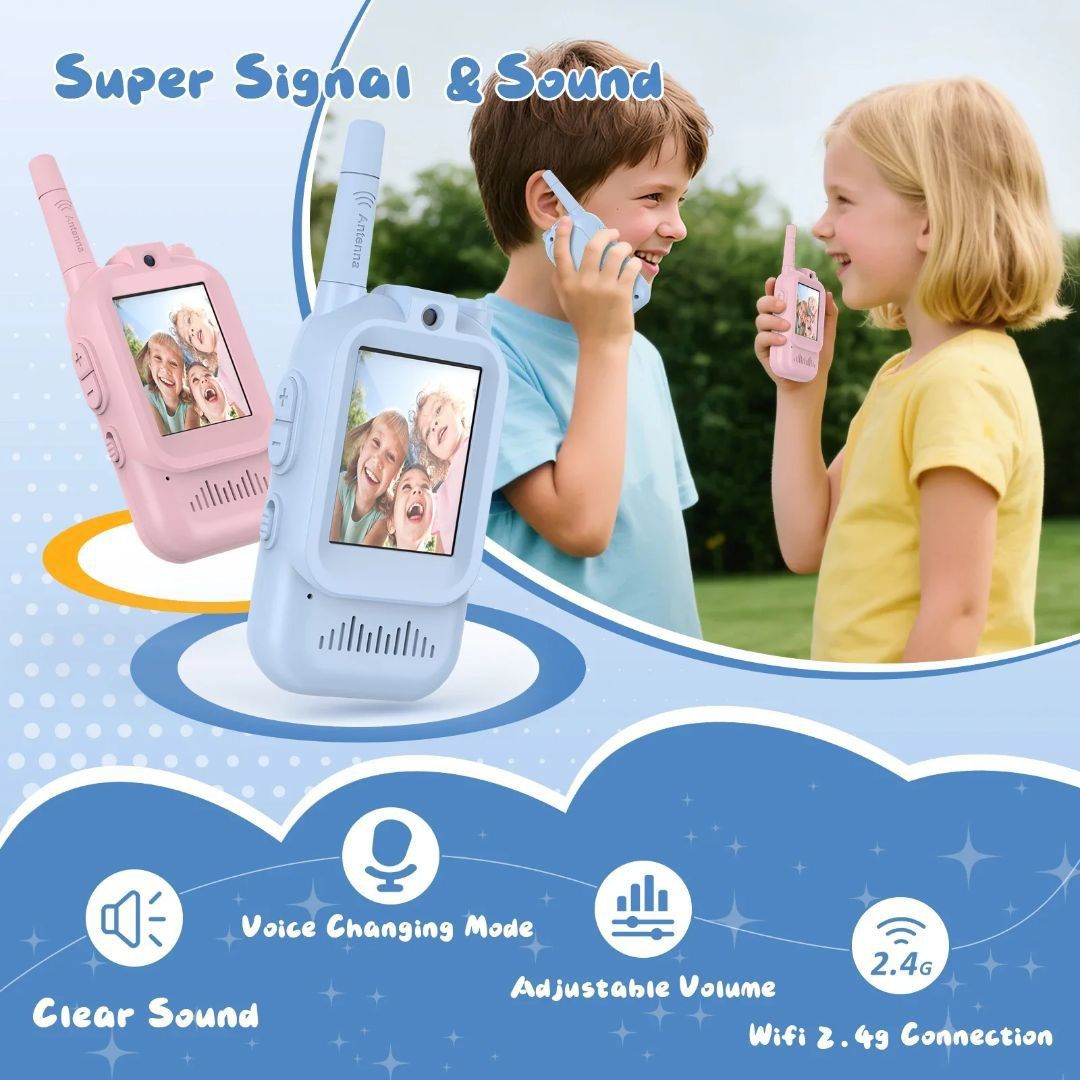 Talkie-Walkie Rechargeable – Pack de 2