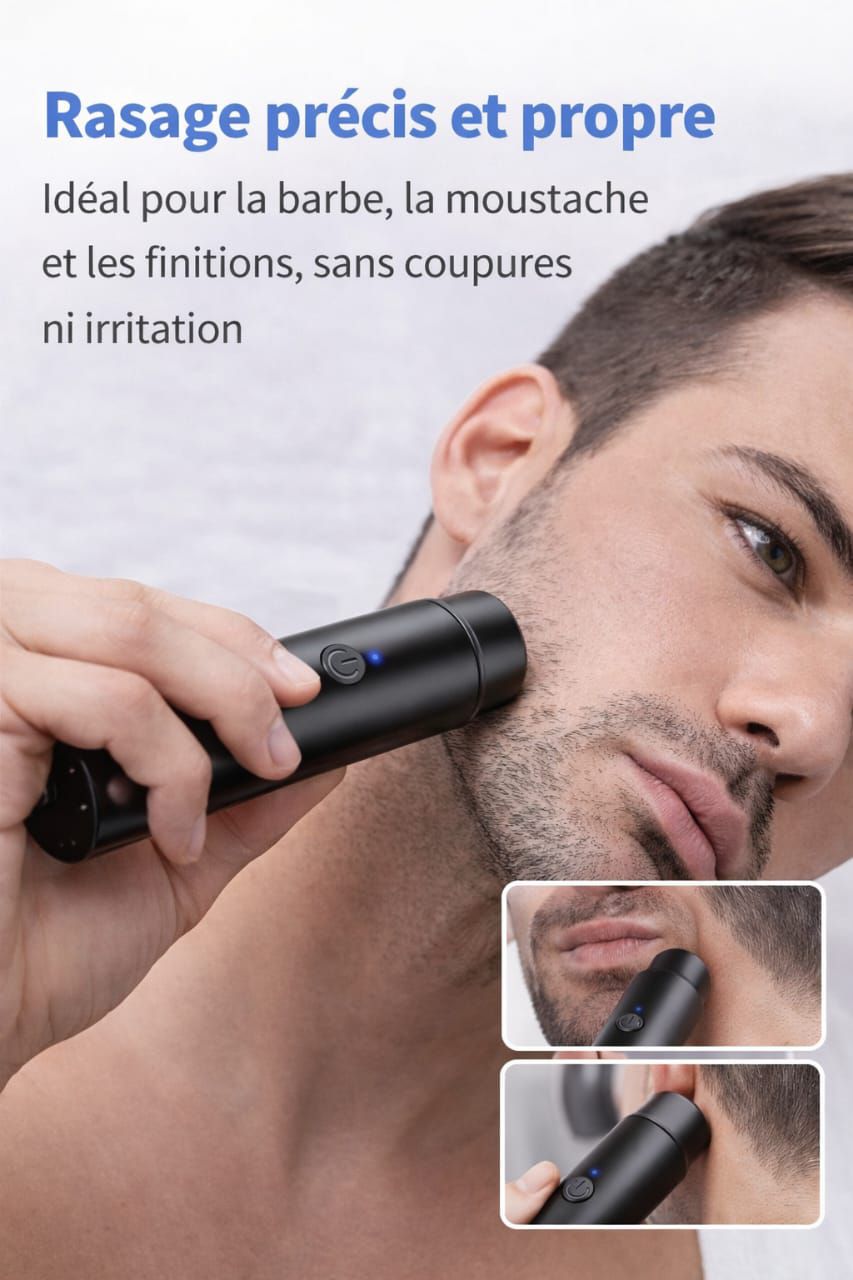 Mini Rasoir rechargeable Électrique Portable